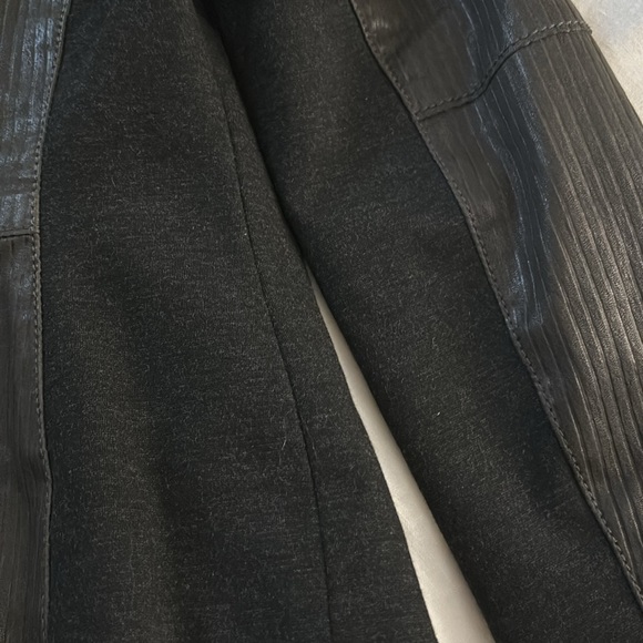 Worth Brown Lined Leather Zip Up Jacket size 0 - Picture 5 of 5